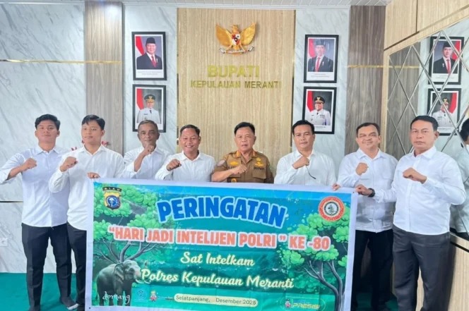 
 Bupati Asmar Terima Silaturahmi Sat Intelkam Polres Meranti