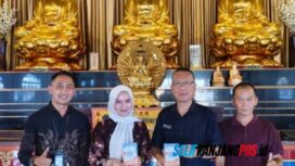 BRI BO Selatpanjang Serahkan QRIS untuk Vihara Budha Dharma, Permudah Donasi Digital