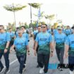 BRI BO Selatpanjang Hadiri Jalan Santai Semarak Hari Bhayangkara ke-80