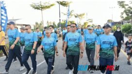 BRI BO Selatpanjang Hadiri Jalan Santai Semarak Hari Bhayangkara ke-80