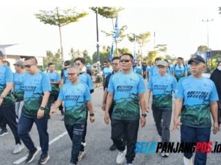 BRI BO Selatpanjang Hadiri Jalan Santai Semarak Hari Bhayangkara ke-80