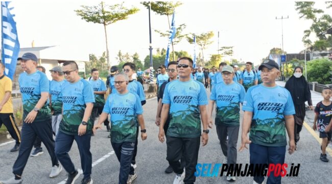 BRI BO Selatpanjang Hadiri Jalan Santai Semarak Hari Bhayangkara ke-80