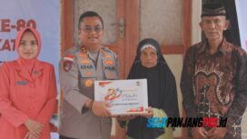 Polres Meranti Bedah Rumah Warakawuri, Kado Hari Bhayangkara ke-80