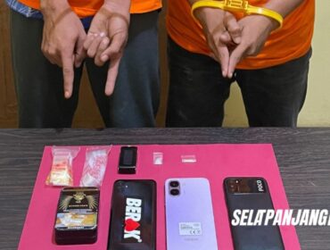 Satresnarkoba Meranti Bongkar Jaringan Sabu di Banglas, Dua Orang Ditangkap