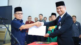 Bupati Asmar Lantik 42 Pejabat, Minta Segera Beradaptasi dengan Tugas Baru