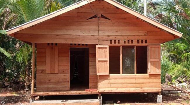 Salah satu rumah warga di Kabupaten Kepulauan Meranti yang telah rampungSalah satu rumah warga di Kabupaten Kepulauan Meranti yang telah rampung