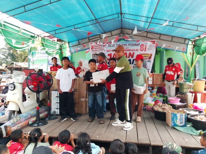 
 Jalan Santai Meriahkan HUT RI ke-81, Tokoh Masyarakat Tanjung Peranap Apresiasi Panitia