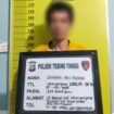Tersangka Suhadi alias Ayong mengenakan baju tahanan warna oranye saat diamankan Unit Reskrim Polsek Tebing Tinggi terkait kasus dugaan curanmor di Jalan Imam Bonjol.