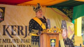Ketua Umum DPH LAMR Kabupaten Kepulauan Meranti, Datuk Seri Afrizal Cik, S.Sos., M.Si. (SelatpanjangPos/Zikri)