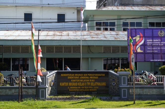 
 Kantor Imigrasi Kelas II TPI Selatpanjang, Kabupaten Kepulauan Meranti, Riau. (Foto: Selatpanjangpos)